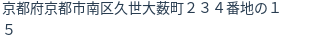 住所（登記所在地）