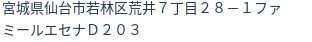 住所（登記所在地）