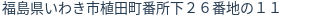住所(登記所在地)