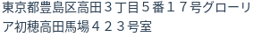 住所（登記所在地）