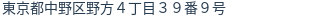住所(登記所在地)