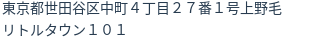 住所(登記所在地)