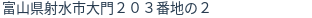 住所(登記所在地)