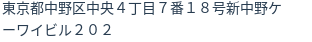 住所(登記所在地)