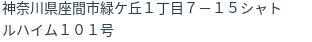 住所（登記所在地）