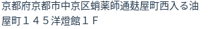住所（登記所在地）