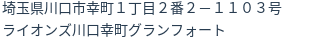 住所(登記所在地)
