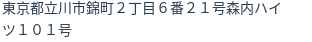 住所(登記所在地)