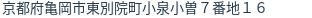 住所（登記所在地）