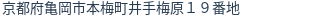 住所(登記所在地)