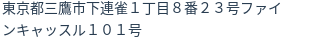住所（登記所在地）