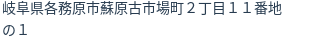 住所（登記所在地）