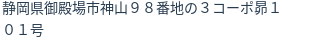 住所(登記所在地)