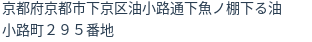 住所（登記所在地）