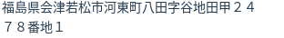 住所(登記所在地)