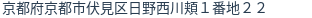 住所(登記所在地)