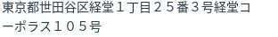 住所(登記所在地)