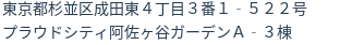 住所(登記所在地)