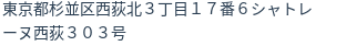 住所(登記所在地)