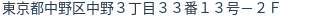 住所（登記所在地）