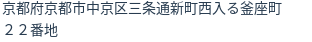 住所(登記所在地)