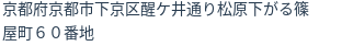 住所（登記所在地）