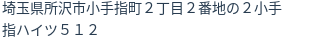 住所(登記所在地)