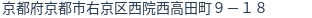 住所（登記所在地）
