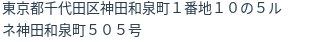 住所(登記所在地)