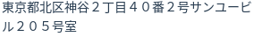 住所（登記所在地）