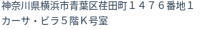 住所(登記所在地)