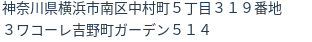 住所（登記所在地）