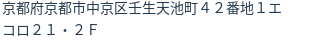 住所（登記所在地）