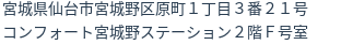 住所（登記所在地）