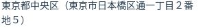 住所（登記所在地）