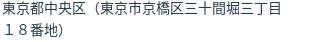 住所(登記所在地)