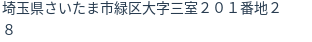 住所(登記所在地)
