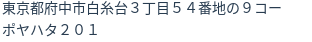住所(登記所在地)