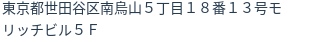 住所(登記所在地)