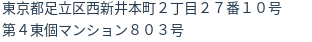 住所（登記所在地）