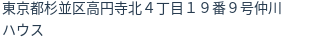 住所(登記所在地)