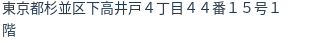 住所(登記所在地)