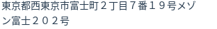 住所（登記所在地）