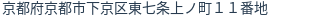 住所(登記所在地)