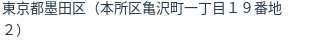 住所(登記所在地)