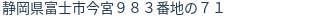 住所(登記所在地)