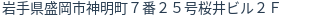 住所(登記所在地)