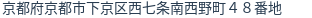 住所（登記所在地）