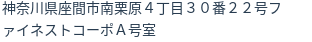 住所(登記所在地)