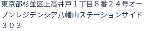 住所(登記所在地)